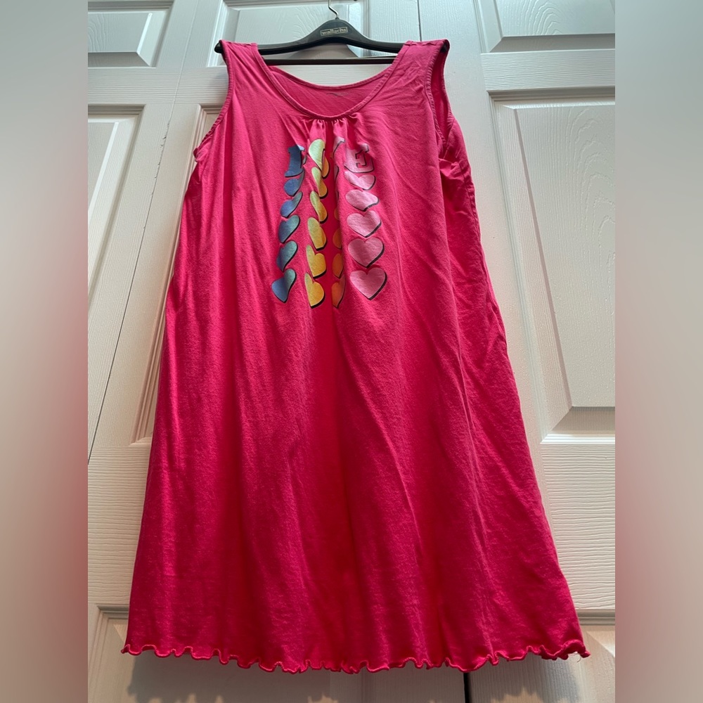 2X Avenue Body Women’s Rainbow LOVE Nightgown Nighty Pajamas - Picture 4 of 13